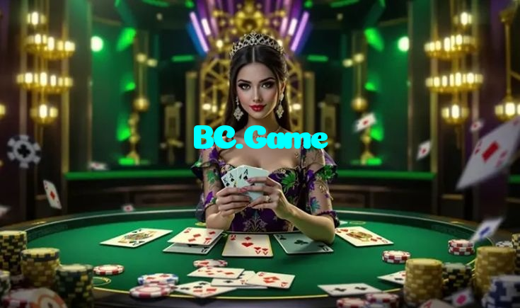 BC.Game casino presented on mobile device in Pakistan with slots and live games